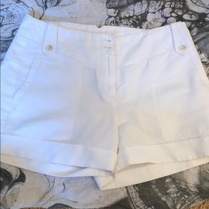Theory White Shorts Size 6